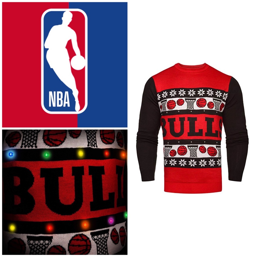 Chicago Bulls Light Up Sweater